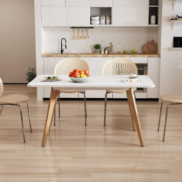 47.2" Dining Table for 4-6 Person - Rectangular Kitchen Tabl...
