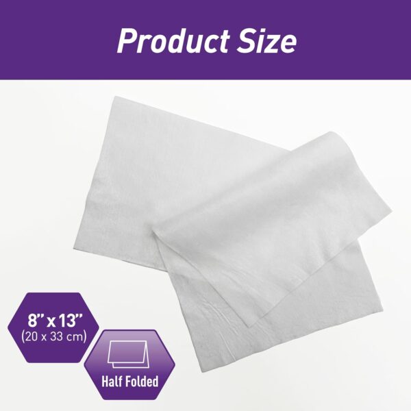 MED PRIDE Disposable Dry Wipes for Adults, Soft & Absorbent ...