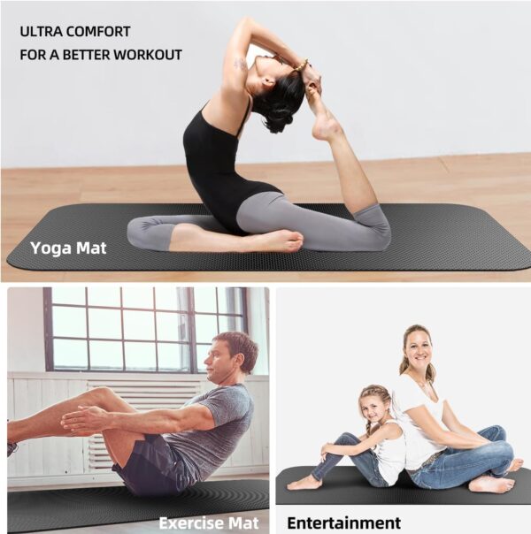 Treadmill Mat,Bike Mat,Stationary Bike Mat,Foldable Treadmil...