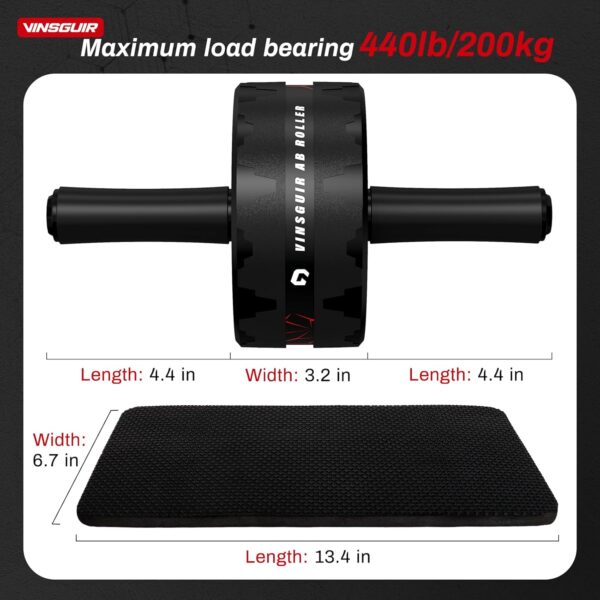 VINSGUIR Ab Roller Wheel, Abs & Core Workout Equipment for H...