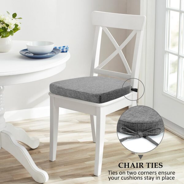 Chair Cushions for Dining Chairs 6 Pack - Kitchen Chair Cush...