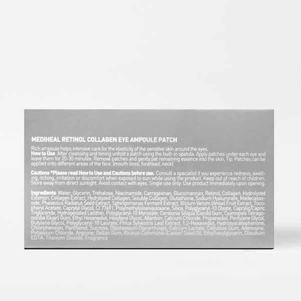 Mediheal Retinol Collagen Under Eye Patches - Korean Hydroge...
