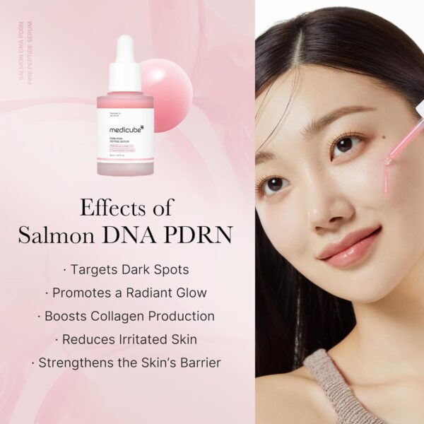 medicube Salmon DNA PDRN Pink Peptide Serum, Pink glow serum...