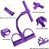 21 Fitness Resistance Bands-4 Tube Pedal Ankle Puller - 2023...