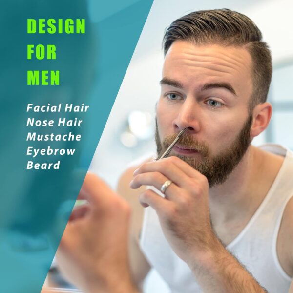 Facial Hair Small Grooming Scissors For Men Women - Eyebrow,...