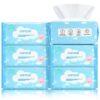 HAPPY BUM Dry Baby Wipes, Large Baby Wipes, Unscented Tissue...