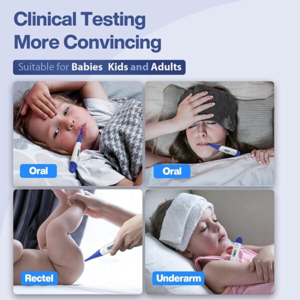 Boncare 10 Seconds Digital Thermometer for Adults and Kids -...