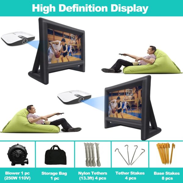 21 feet Inflatable Outdoor Projector Movie Screen - Blow Up ...