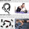 Ab Roller Wheel, 10-In-1 Ab Exercise Wheels Kit with Resista...