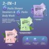 Shower Steamers Aromatherapy, 6 Pack Shower Bombs & 6 Pack B...