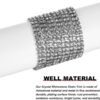 uxcell 1 Yard 2 Rows 3mm Rhinestone Chain, 6mm Bling Crystal...