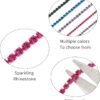 10 Yards 4 MM Rhinestone Chain Trim Crystal Rhinestone Close...
