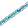 uxcell 2 Yards 3 Rows Rhinestone Chain, 8.5mm Bling Crystal ...