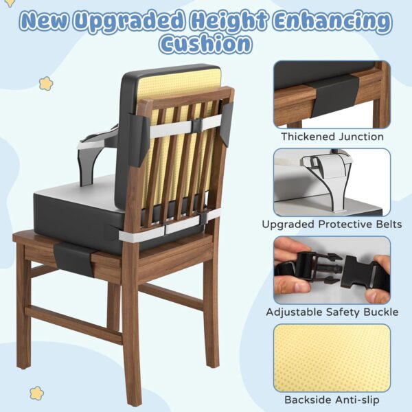 Booster Seat for Kitchen Chair, Toddler Booster Seat for Din...