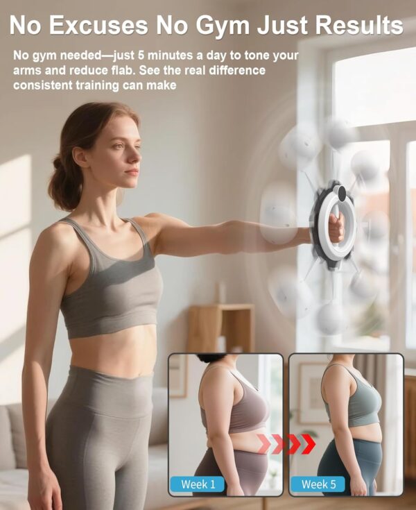 Arm Workout for Men and Women, 360° Hand-Crank Forearm Train...