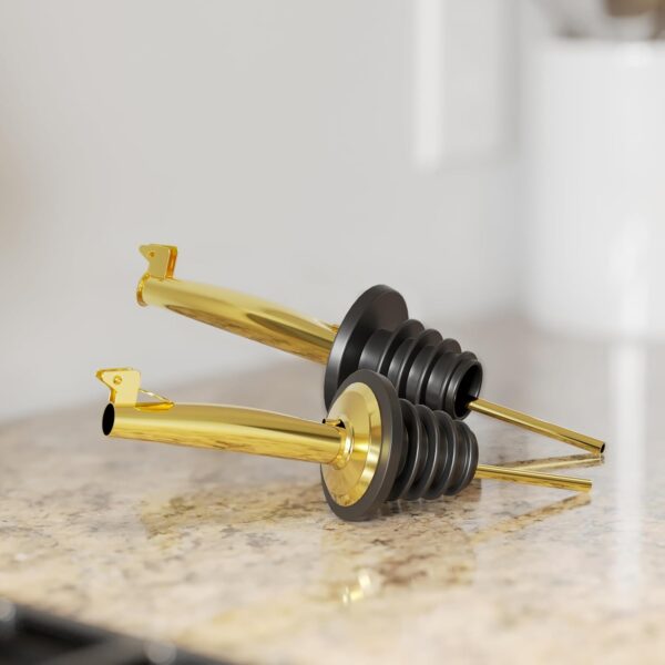 Kitchen Cooking Oil Dispenser Set, Olive Oil & Vinegar Bottl...