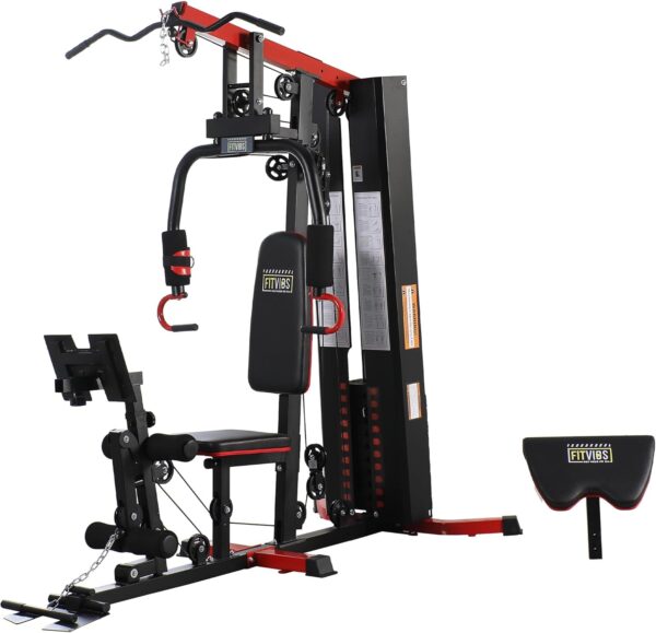 Home Gym, Multifunctional Workout Equipment with Leg Press, ...