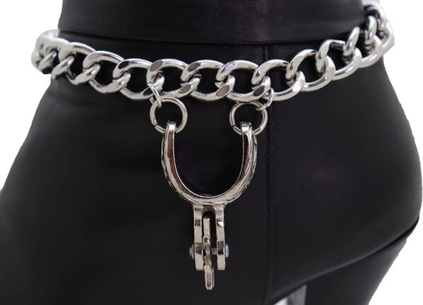 Women Western Fashion Jewelry Boot Chain Anklet Bracelet Sil...
