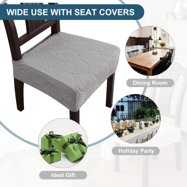 Waterproof Stretch Seat Covers,Dining Room Chair for 4 Set R...