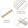 10 Yards 2 MM Rhinestone Chain Trim Crystal Rhinestone Close...