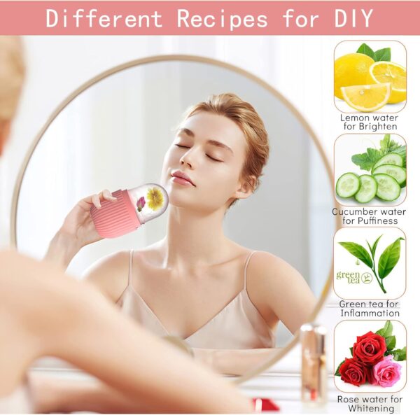 XHJRI Ice Cube Roller Massager for Face, Eyes and Neck Natur...