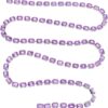 Rhinestone Trim Chain 8x10mm Light Purple Rectangle Decor Ac...