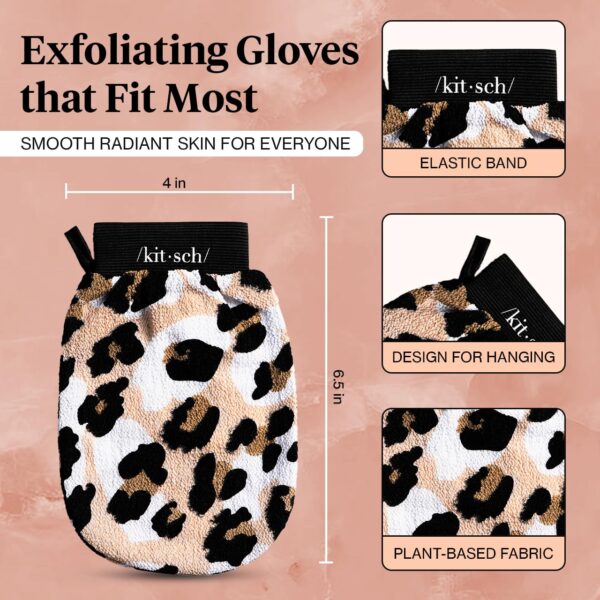 Kitsch Exfoliating Glove – Korean Exfoliating Mitt & Deep Ex...