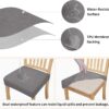 Easy-Going 100% Waterproof Seat Covers for Dining Room Chair...