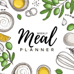 Meal Planner Notebook: Organize Your Weekly Meal Planner and...