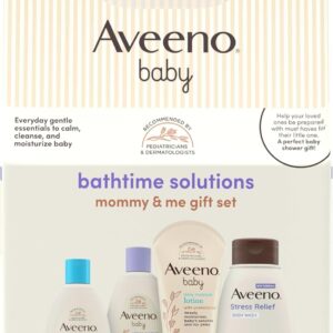 Aveeno Baby Bathtime Solutions Mommy & Me Gift Set, Baby Was...