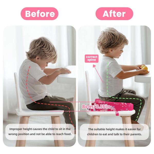 Toddler Booster Seat for Dining Table, Kids Booster Seat for...