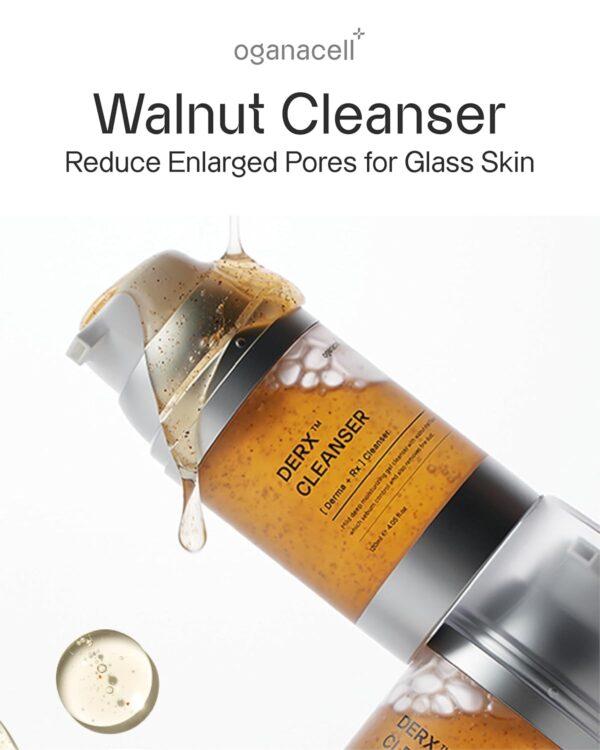 Oganacell DERX Cleanser - Walnut Cleanser for Clogged Pores,...