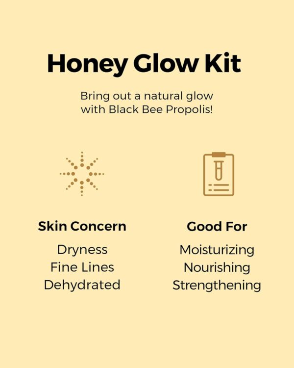 COSRX Honey Glow Kit, Korean Skin Care Set with Propolis Fac...