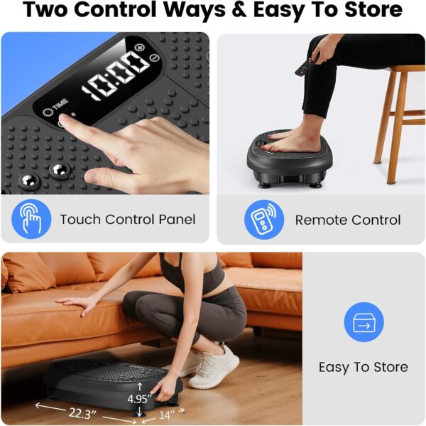 Vibration Plate Exercise Machine, Vibrating Fitness Platform...