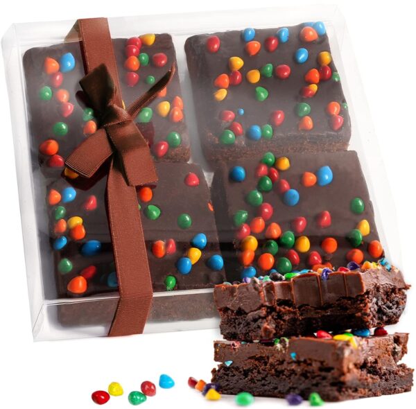 Gourmet Chocolate Brownies Gift Basket Cookie Gifts, Prime C...