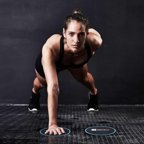 Exercise Core Sliders, Dual Sided Exercise Gliding Discs Use...