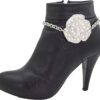 Women Western Fashion Anklet Boot Chains Silver Bling Bracel...
