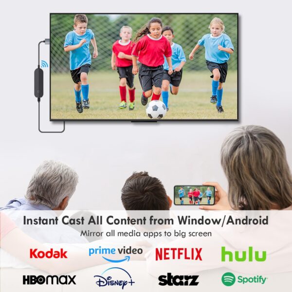 4K 1080P Wireless HDMI Display Adapter, WiFi Streaming Movie...
