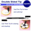 Food coloring Pens, 11Pcs Double Sided Food Grade and Edible...