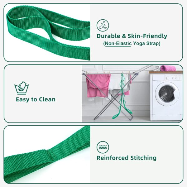 Stretching Strap Yoga Straps for Physical Therapy, 10 Loops ...