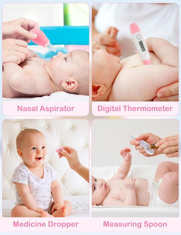 Baby Healthcare and Grooming Kit 15 in 1, Safe Baby Grooming...