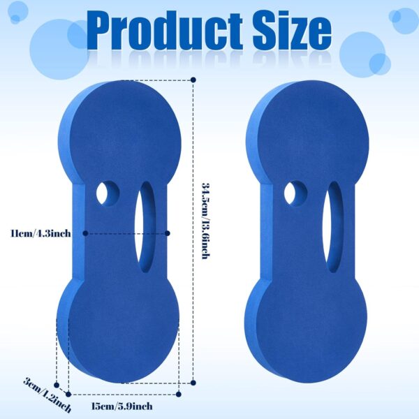 Lewtemi 2 Packs Water Exercise Discs Hand Held Water Weight ...