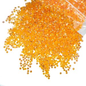 3000PCS 5mm Tangerine‌ Orange AB Resin Rhinestones for Craft...