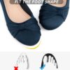 MaxMuxun Women's Flats Shoes Faux Suede Round Toe Ballet Dre...