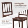 Giantex Farmhouse Dining Chairs Set of 2, Modern Kitchen Cha...
