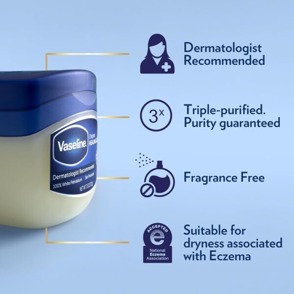 Vaseline Petroleum Jelly Travel-Size 2-Pack – Hypoallergenic...
