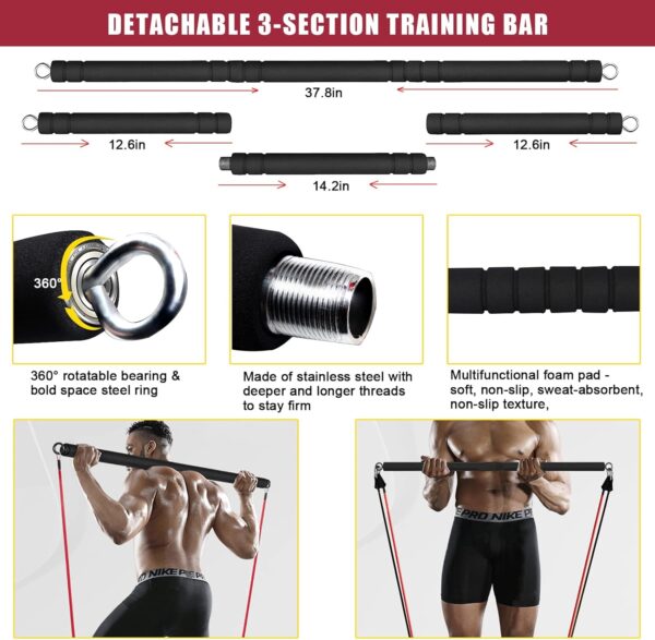 Home Gym Exercise Equipment - Portable Workout System 17 Fit...