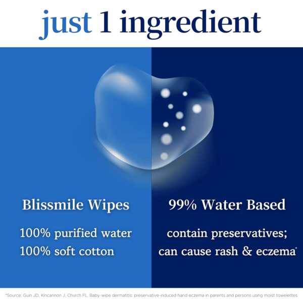 Mini Travel Wipes - 100% Water - Individually Wrapped - For ...