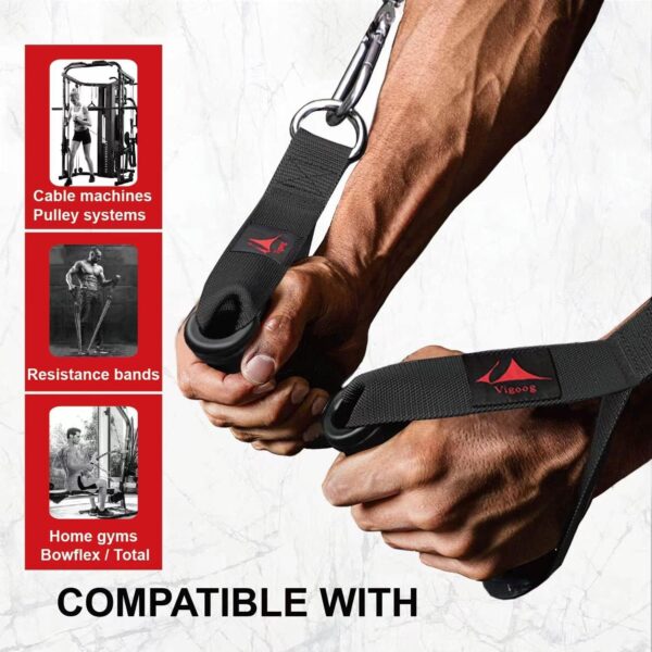 Heavy Duty Gym Exercise Handles Attachment for Cable Machine...