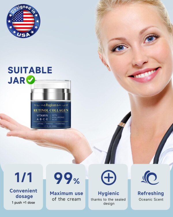 Retinol Cream for Face, Collagen Neck Creams for Tightening ...